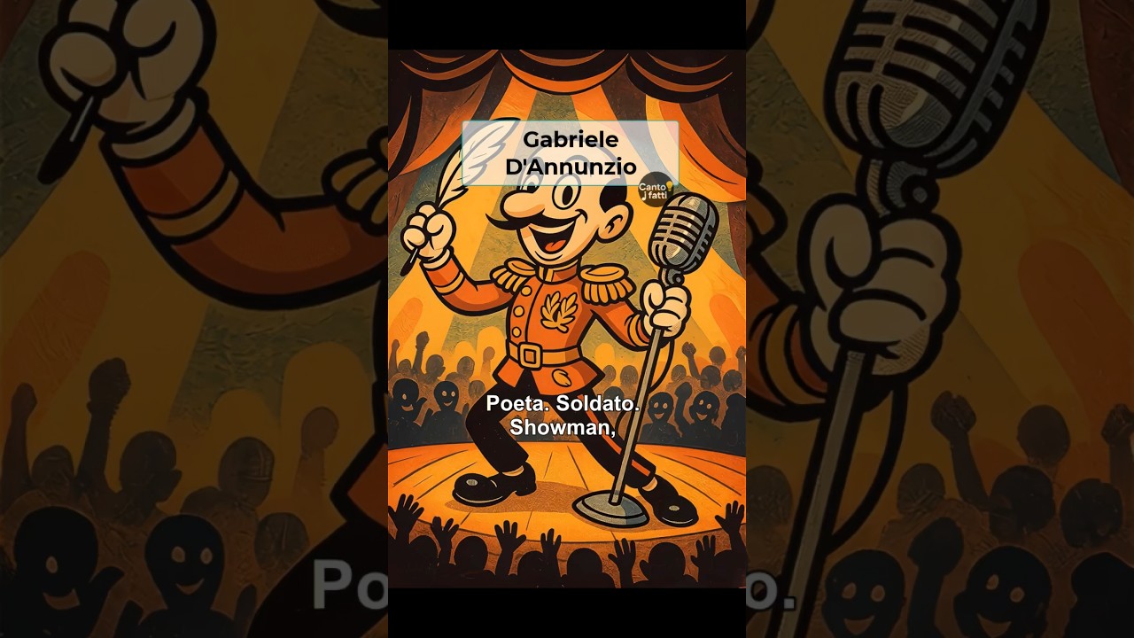 Gabriele DAnnunzio - poeta, soldato, showman. Lusso, scandali. Il primo influencer della storia